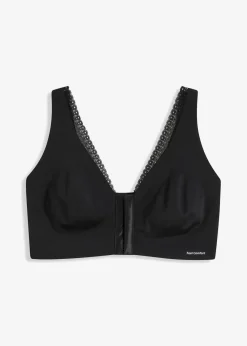 Wattierter Feel Comfort Lasercut-BH ohne Bügel mit Vorderverschluss|bonprix