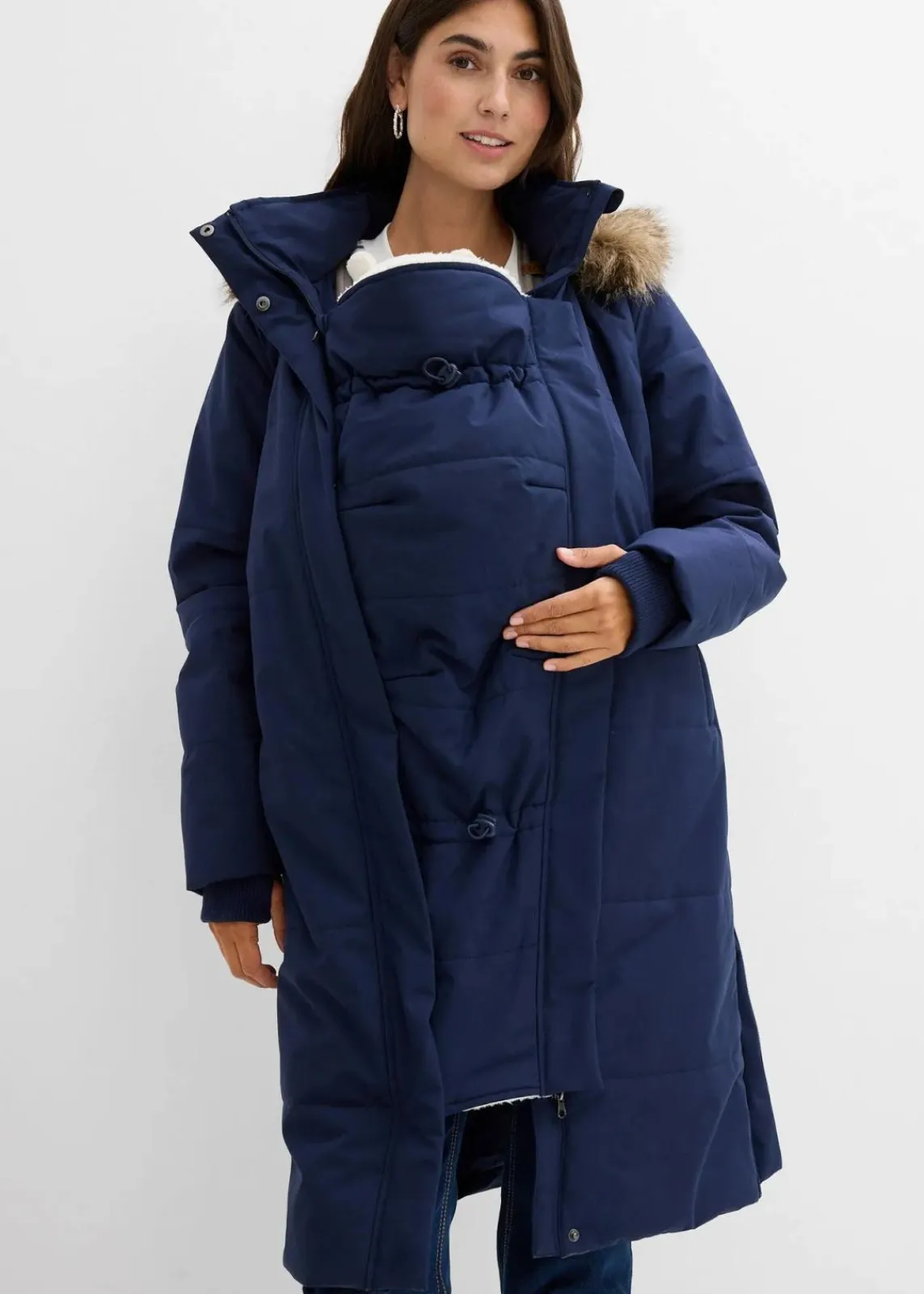 Wattierter 3-in-1 Umstands- und Tragemantel|bonprix New