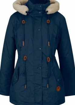 Wattierter Parka mit Fellimitat-Besatz|bonprix Discount