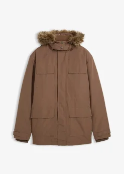 wattierter Parka mit Fleecefutter und abnehmbarer Kapuze|bonprix Best