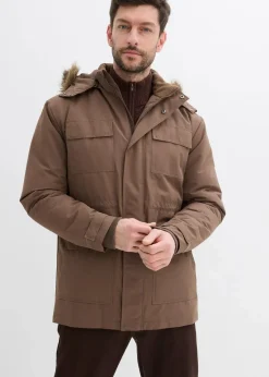 wattierter Parka mit Fleecefutter und abnehmbarer Kapuze|bonprix Best