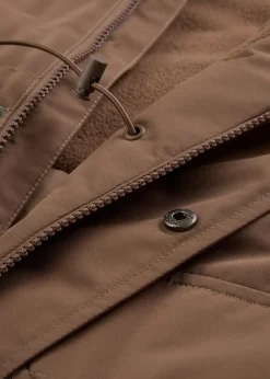 wattierter Parka mit Fleecefutter und abnehmbarer Kapuze|bonprix Best