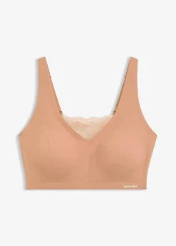 bonprix Nachhaltigere Materialien|Bhs|Wattiertes Feel Comfort Lasercut Bralette schokosorbet