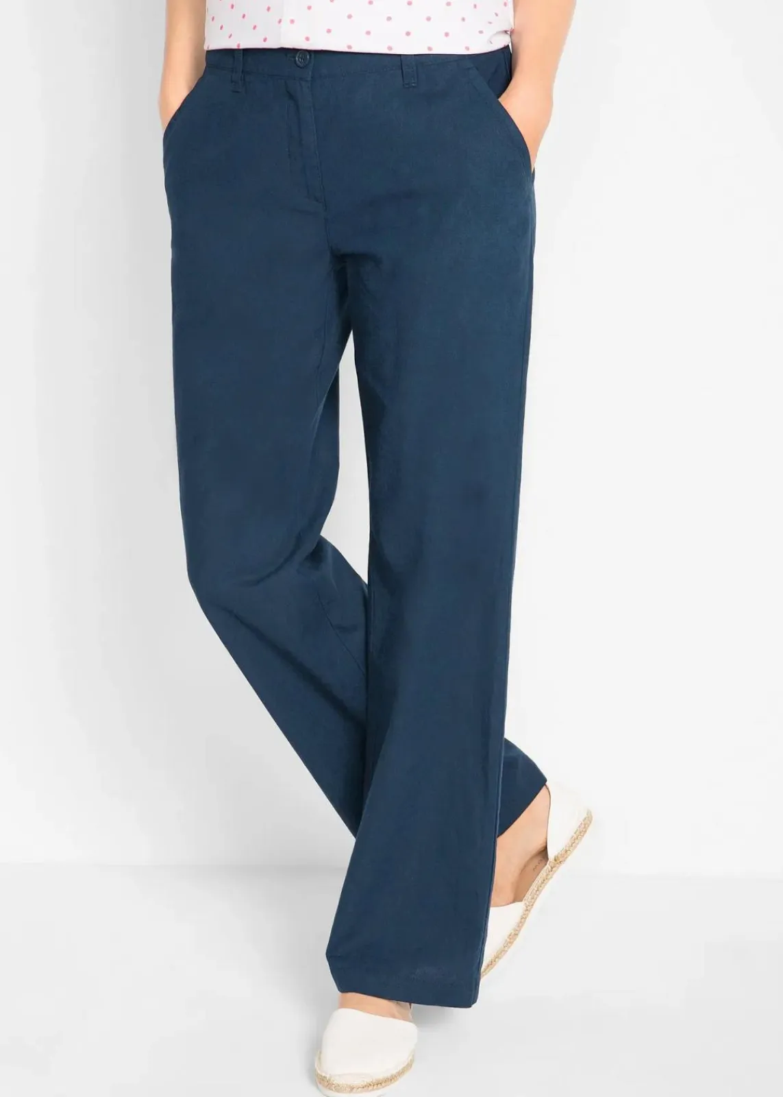 Webhose aus Leinen-Baumwoll-Mix|bonprix