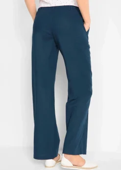 Webhose aus Leinen-Baumwoll-Mix|bonprix