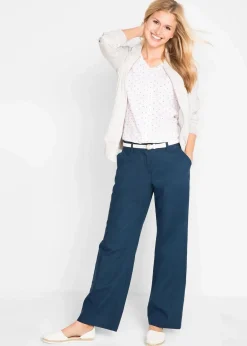 Webhose aus Leinen-Baumwoll-Mix|bonprix