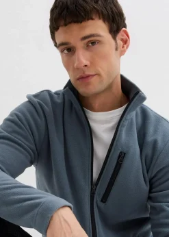 weiche Fleecejacke mit praktischen Reißverschlusstaschen|bonprix Hot