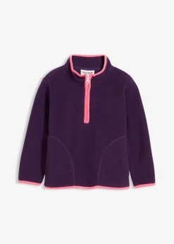 weicher Fleecepullover mit Kontrastdetails|bonprix Best