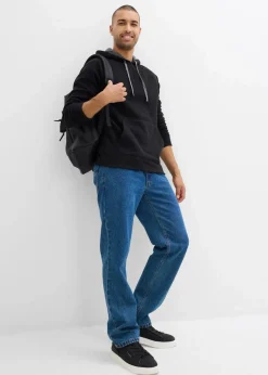 weicher Fleecepullover mit Kapuze|bonprix Hot