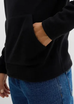 weicher Fleecepullover mit Kapuze|bonprix Hot