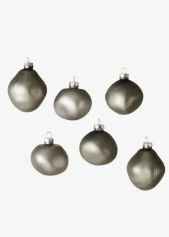 Weihnachtskugeln in organischen Formen (6er Pack)|bonprix Clearance
