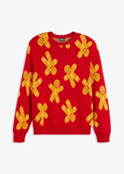 Weihnachtspullover mit Baumwolle|bonprix