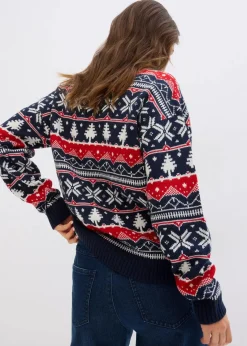 Weihnachtspullover mit Turtleneck|bonprix Best