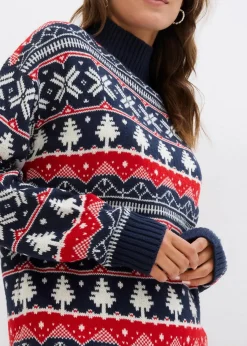 Weihnachtspullover mit Turtleneck|bonprix Best