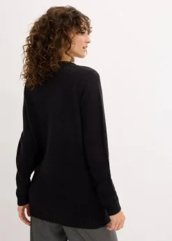 Weihnachtspullover mit Wendepailletten|bonprix Clearance