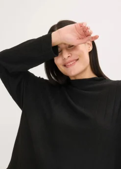 Weit geschnittener Loungewear Hausanzug aus weicher Rippe|bonprix New