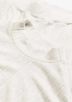 bonprix Wäsche·Homewear|Wäsche·Nachtwäsche|Weit geschnittener Loungewear Hausanzug aus weicher Rippe naturmeliert