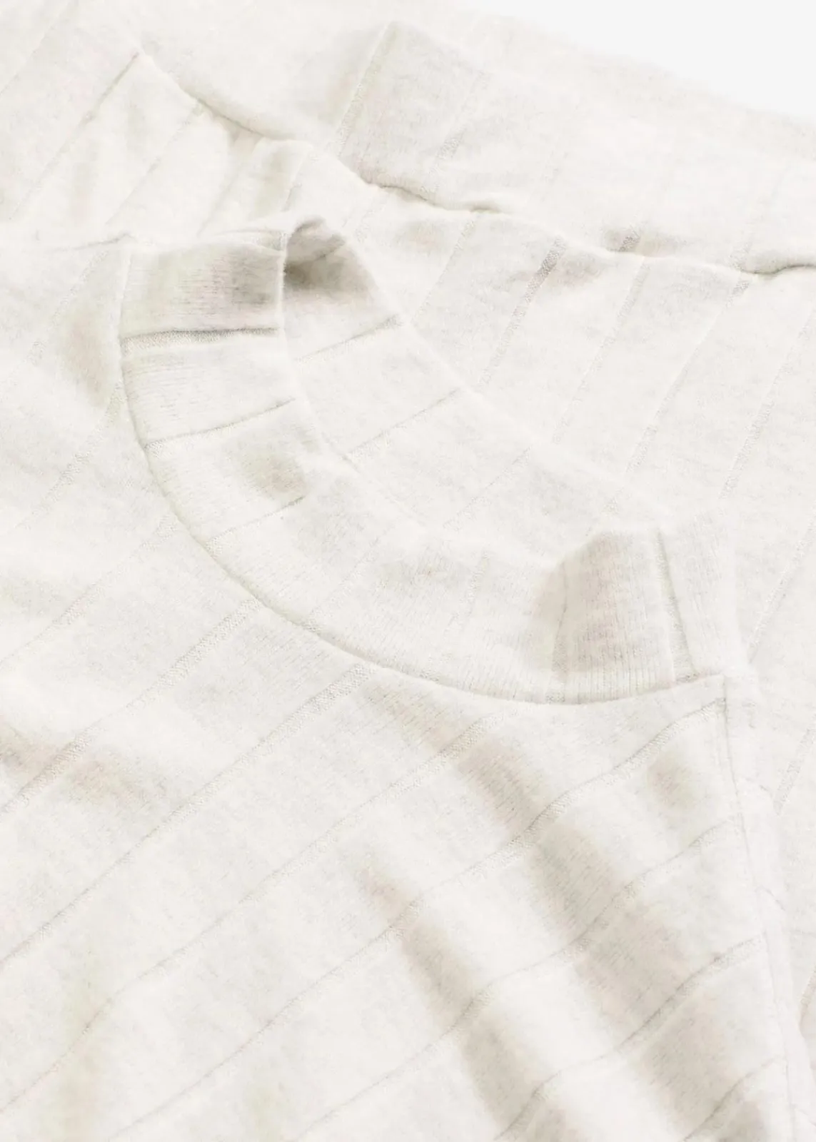 bonprix Wäsche·Homewear|Wäsche·Nachtwäsche|Weit geschnittener Loungewear Hausanzug aus weicher Rippe naturmeliert