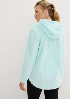 Weit geschnittener Loungewear Kuschel-Fleece Longpullover|bonprix Sale