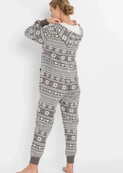 Weit geschnittener Loungewear Overall aus Sweatware|bonprix New