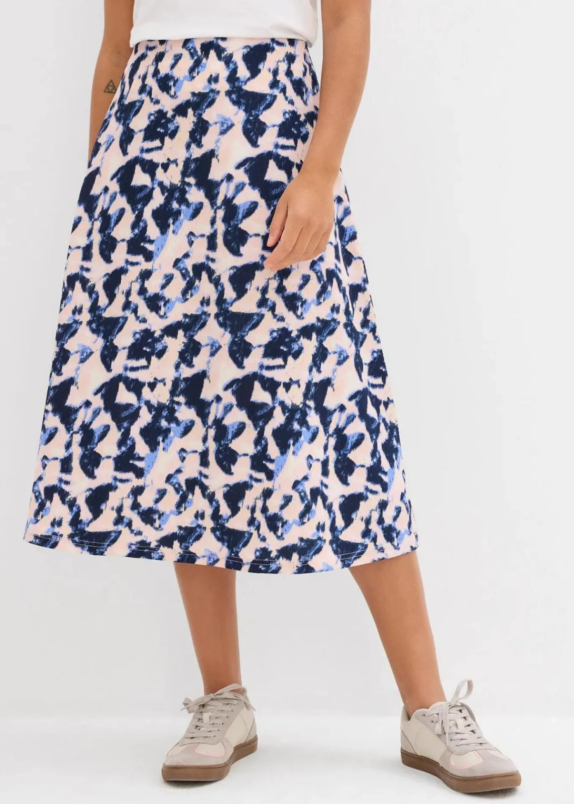 Weit geschnittener Midi-Rock|bonprix Discount