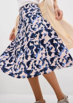 Weit geschnittener Midi-Rock|bonprix Discount