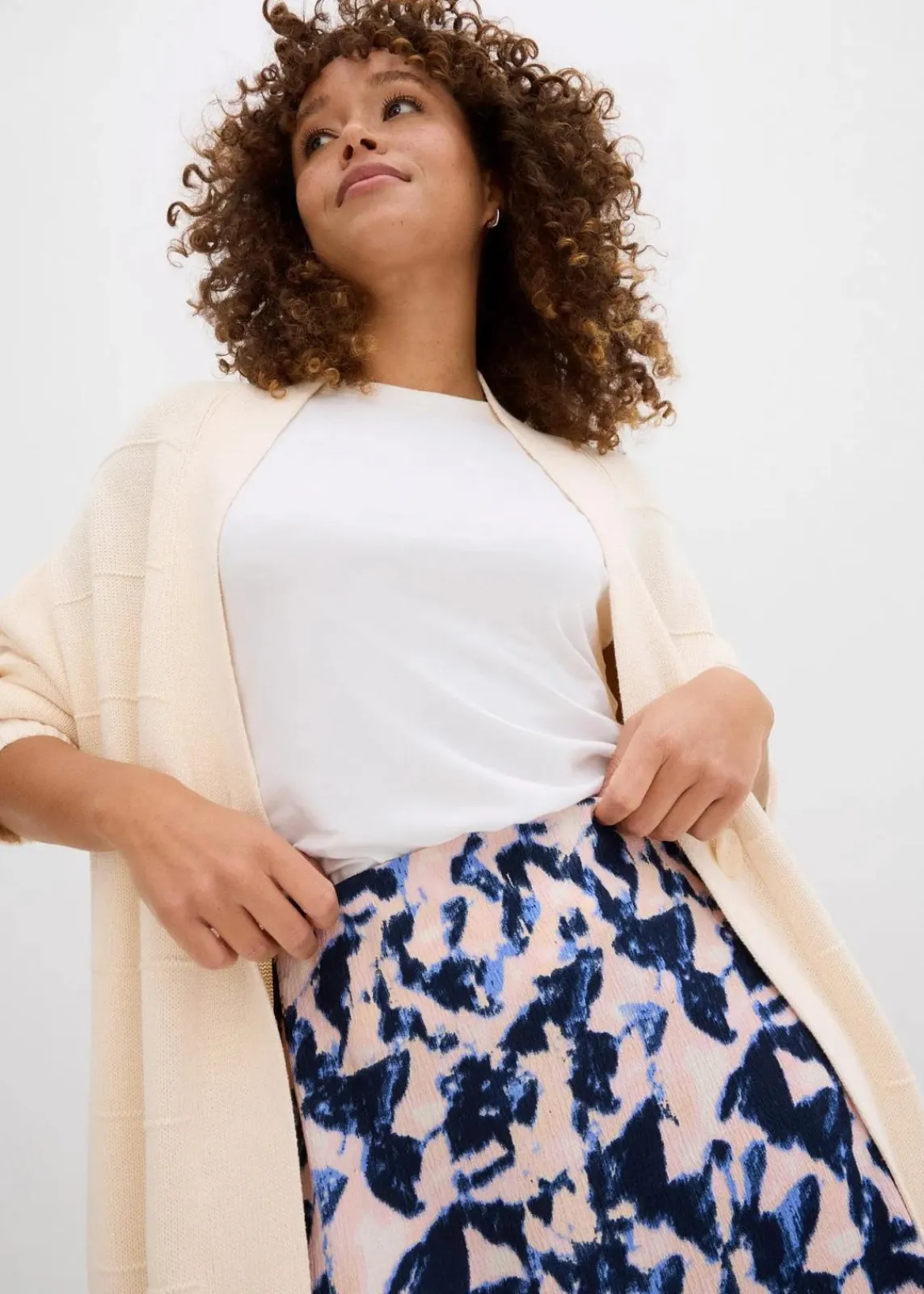 Weit geschnittener Midi-Rock|bonprix Discount