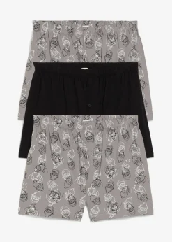 weite Boxershorts mit Bio-Baumwolle (3er Pack)|bonprix Best