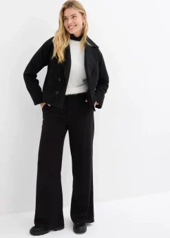 Weite Bundfaltenhose aus Viskosemix|bonprix Sale