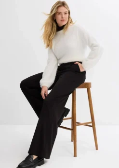 Weite Bundfaltenhose aus Viskosemix|bonprix Sale