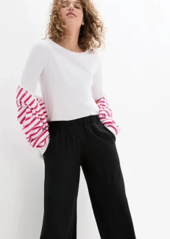 Weite Culotte aus nachhaltiger Viskose|bonprix