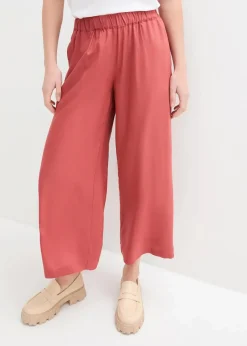 bonprix Nachhaltigere Materialien|Hosen|Weite Culotte aus nachhaltiger Viskose marsalabraun