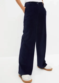 Weite Hose aus Ripp-Samt|bonprix New