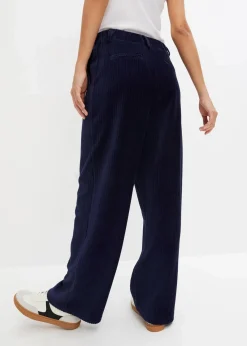 Weite Hose aus Ripp-Samt|bonprix New