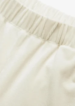 bonprix Hosen|Bekleidung·Kleider|Weite Schlupfhose in Cordoptik cremeweiß