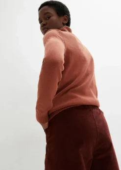 Weite Stretch-Cordhose, High-Waist|bonprix Sale