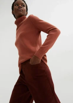 Weite Stretch-Cordhose, High-Waist|bonprix Sale