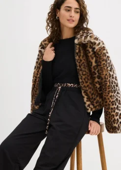 Weite Sweathose mit Kontrastbund|bonprix Outlet