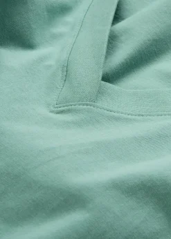 Weites Long-Shirt mit V-Ausschnitt, Kurzarm (5er Pack)|bonprix Clearance