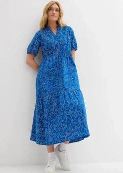 Weites Midikleid aus reiner Baumwolle|bonprix Sale
