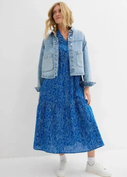 Weites Midikleid aus reiner Baumwolle|bonprix Sale