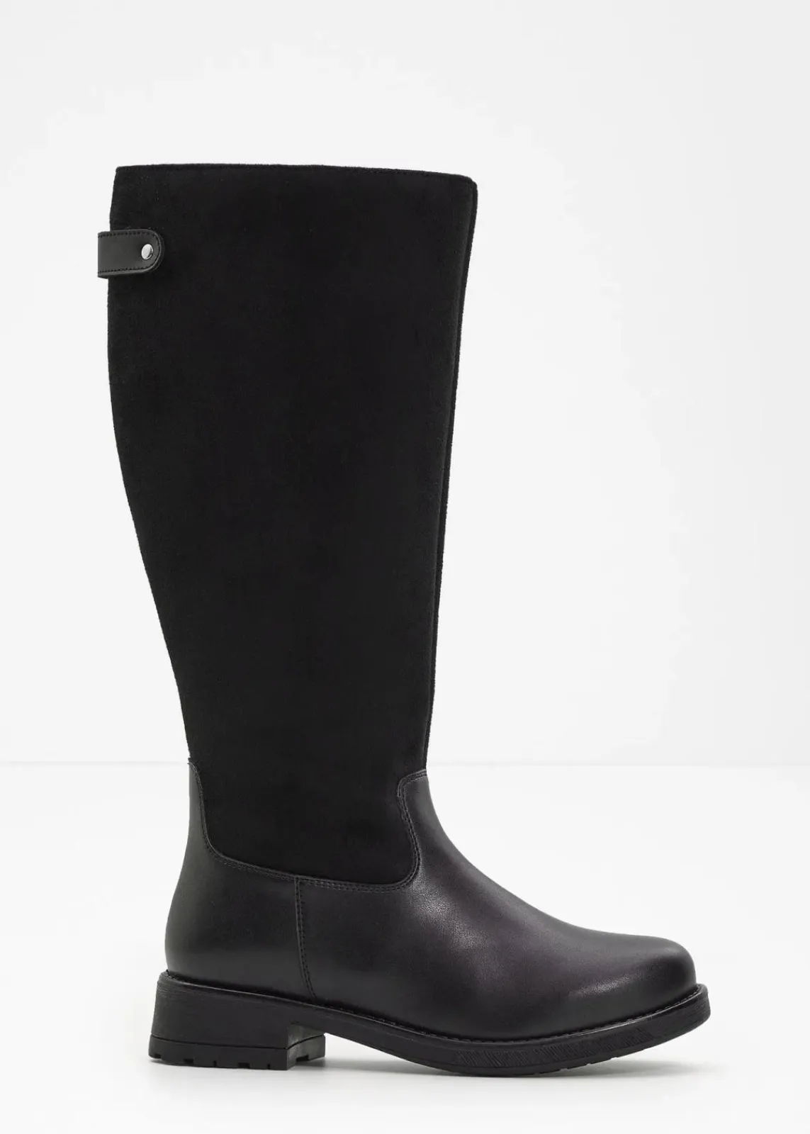 bonprix Stiefel|Weitschaftstiefel schwarz
