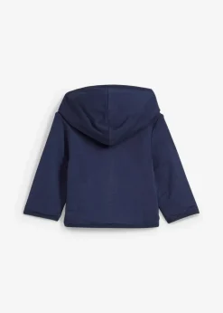 bonprix Shirts & Pullover|Wende-Sweatjacke aus weichem Viskose-Jersey dunkelblau/wollweiß