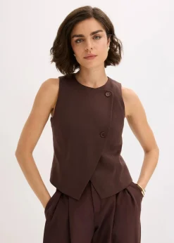 Weste aus fließendem Viskose-Mix|bonprix Hot