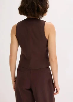 Weste aus fließendem Viskose-Mix|bonprix Hot