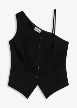 Weste mit Knopfleiste|bonprix Clearance
