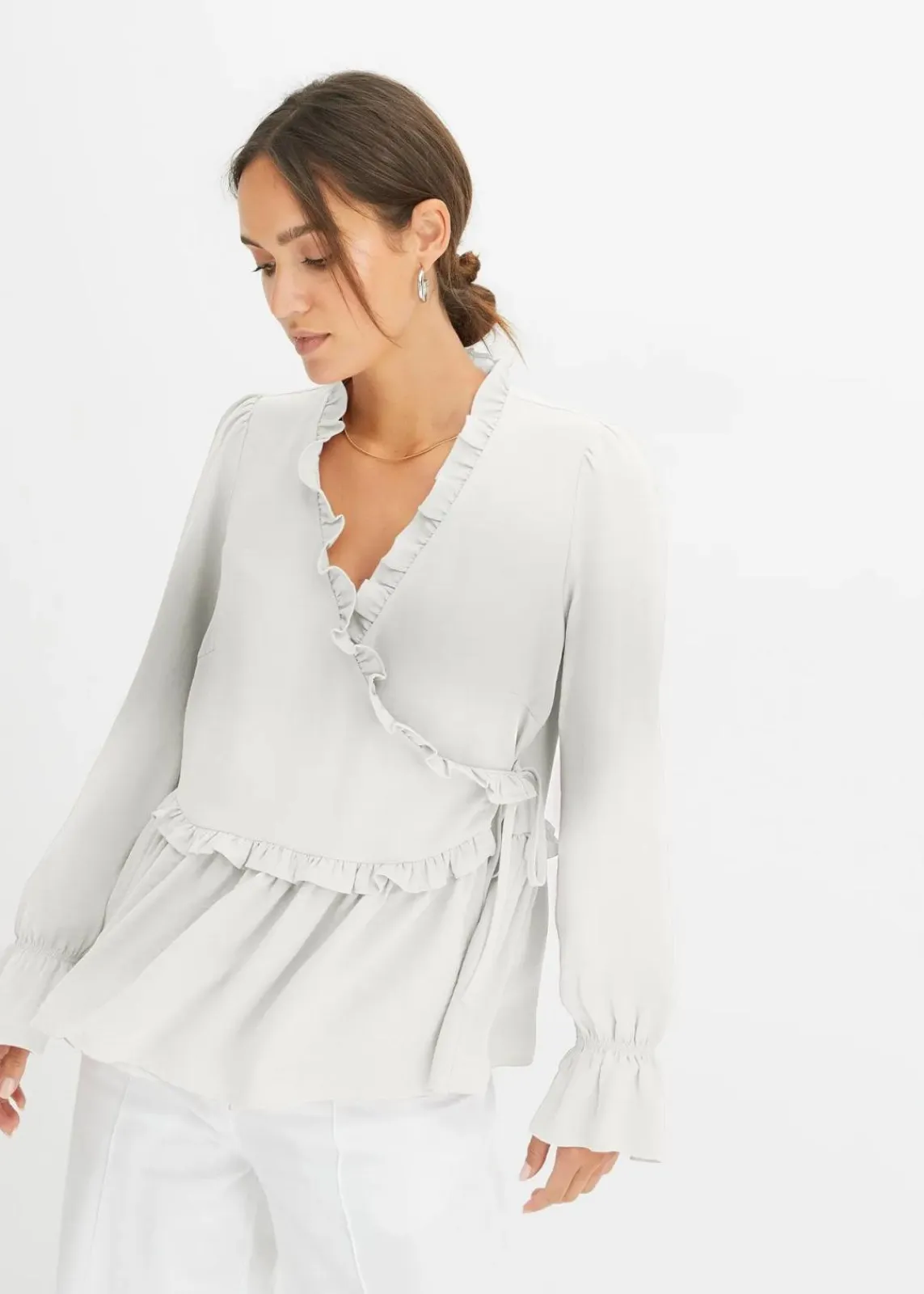 Wickelbluse|bonprix Hot