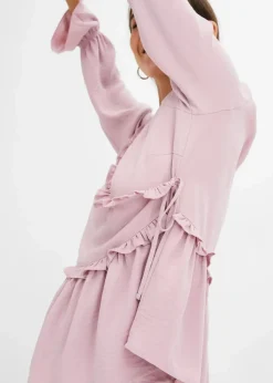 bonprix Blusen & Tuniken|Bekleidung·Jacken & Mäntel|Wickelbluse rosa