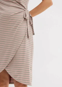 Wickelkleid aus fließendem Viskose-Elasthan-Mix|bonprix Clearance