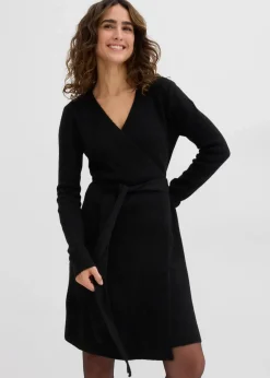 Wickelkleid aus Strick für die Schwangerschaft und danach|bonprix Sale